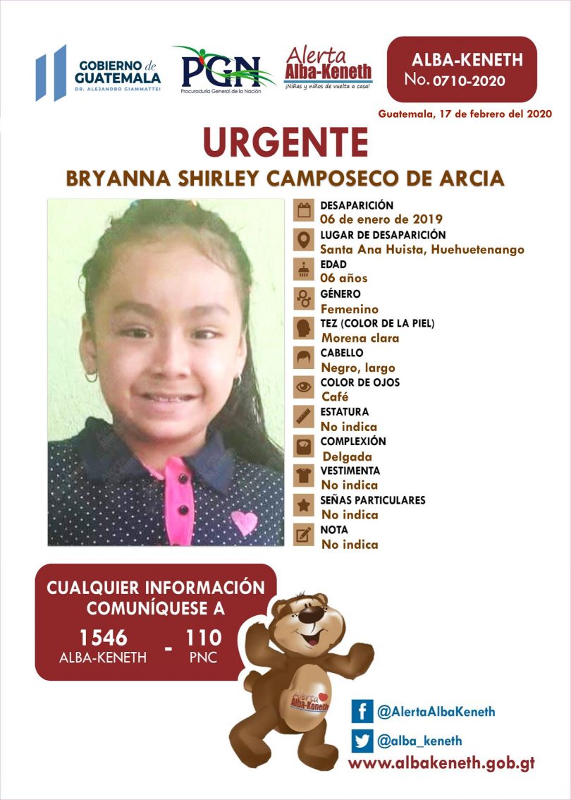 Bryanna Shirley Camposeco de Arcia
